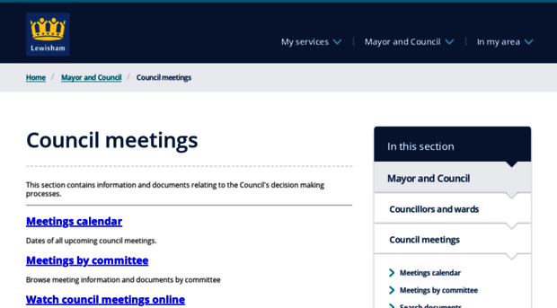 councilmeetings.lewisham.gov.uk