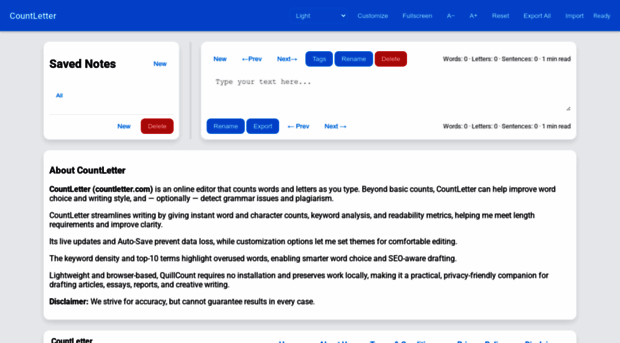 countletter.com