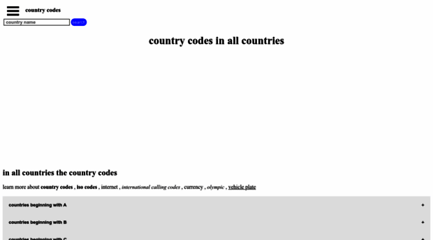 country-codes.net