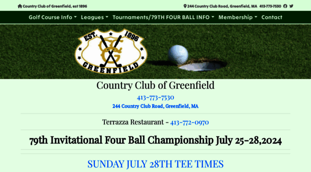 countryclubofgreenfield.net