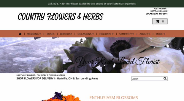 countryflowersandherbs.com