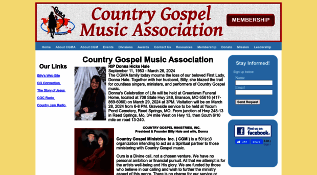 countrygospelmusic.com