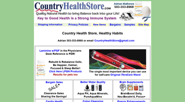 countryhealthstore.com