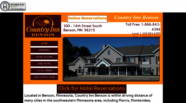 countryinn-benson.com