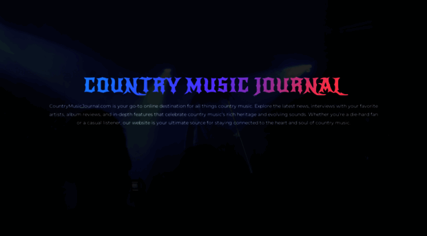 countrymusicjournal.com