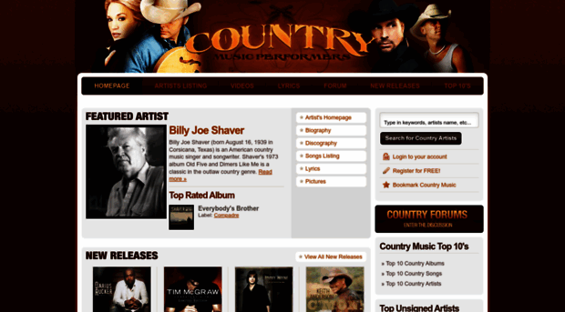 countrymusicperformers.com