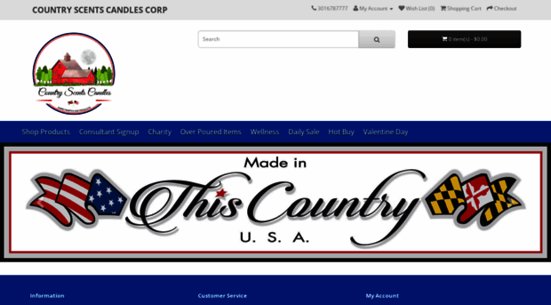 countryscentscandles.com