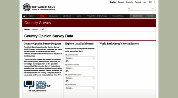 countrysurveys.worldbank.org