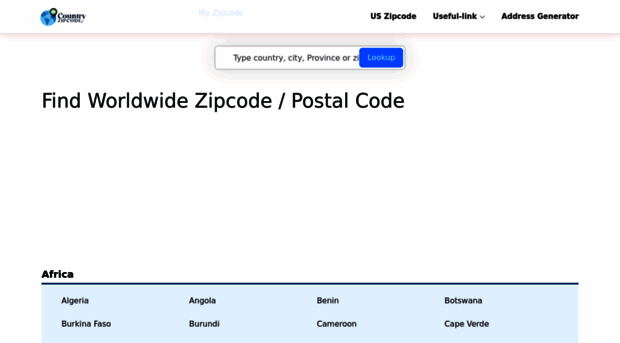 countryzipcode.com