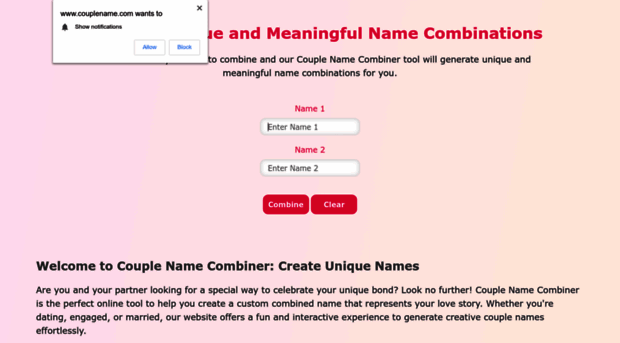 couplename.com