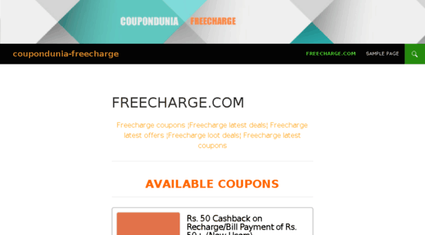 coupondunia-freecharge.com