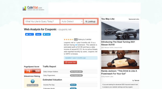 couponic.net.cutestat.com