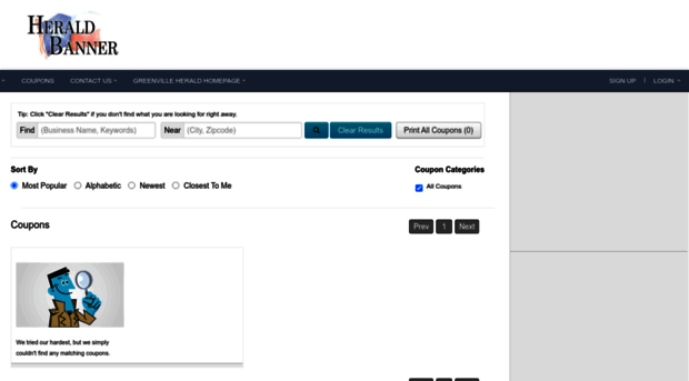 coupons.heraldbanner.com