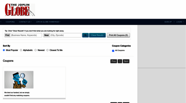 coupons.joplinglobe.com