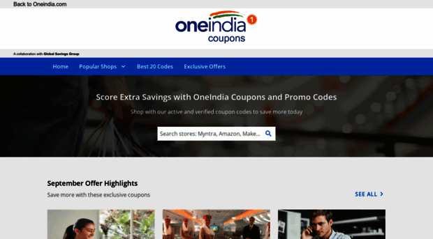 coupons.oneindia.com