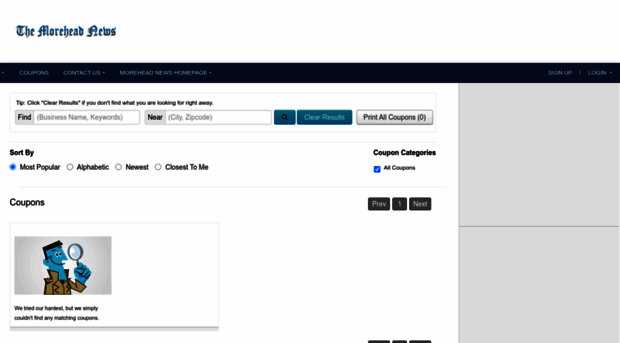 coupons.themoreheadnews.com
