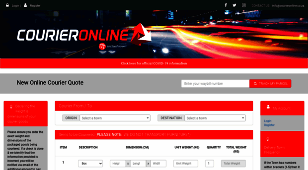 courieronline.co.za