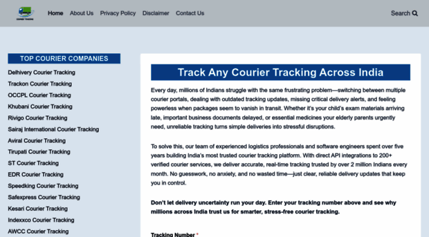 couriertrackingin.com