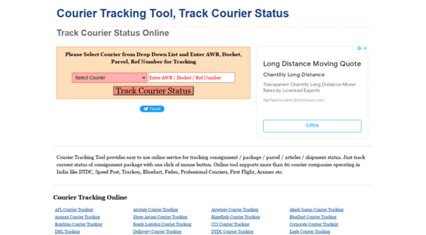 couriertrackingtool.in
