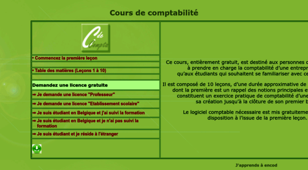 coursdecomptabilite.be