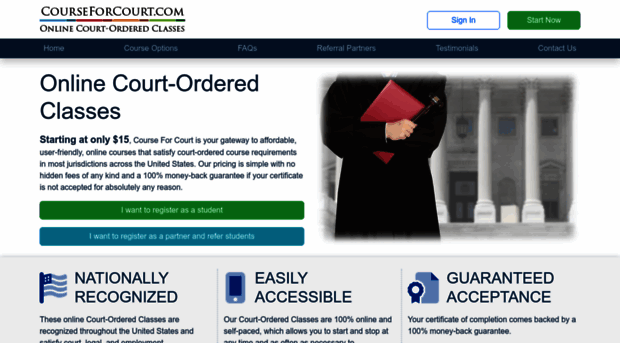 courseforcourt.com