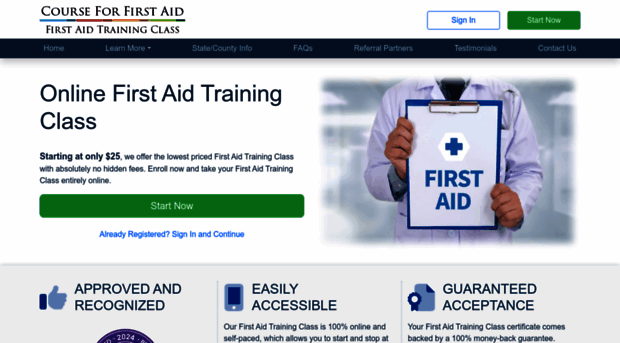 courseforfirstaid.com