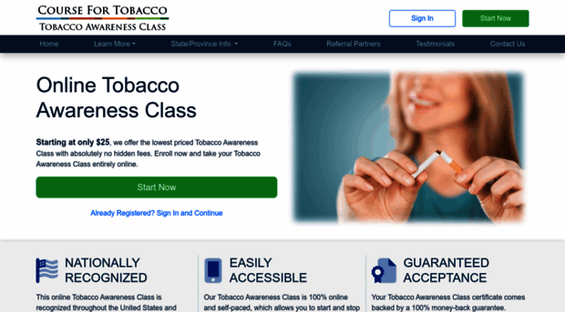 coursefortobacco.com