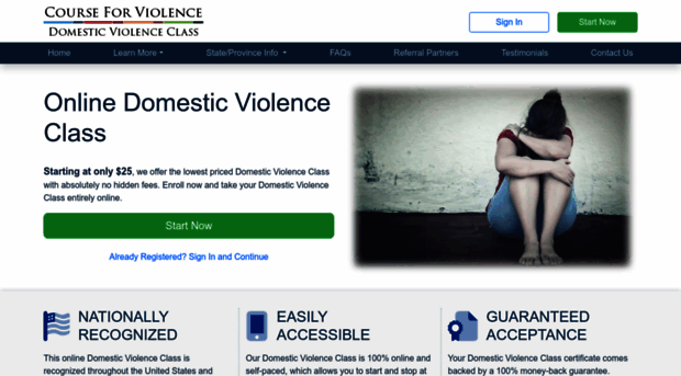 courseforviolence.com