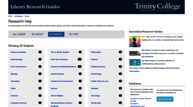 courseguides.trincoll.edu