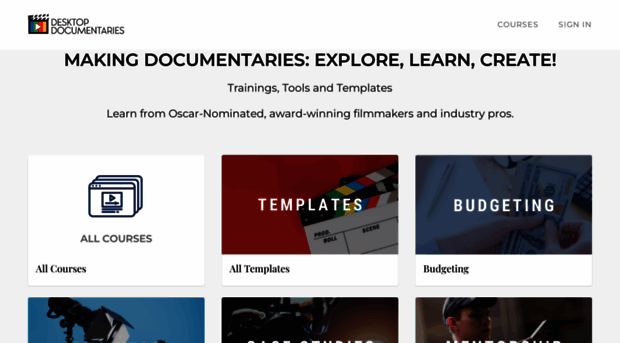 courses.desktop-documentaries.com