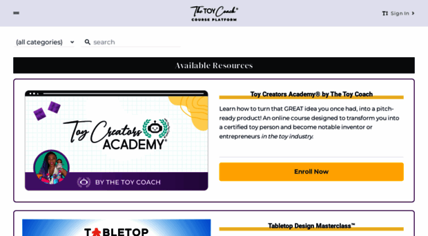 courses.thetoycoach.com
