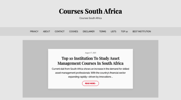 coursesouthafrica.co.za