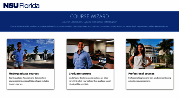 coursewizard.nova.edu