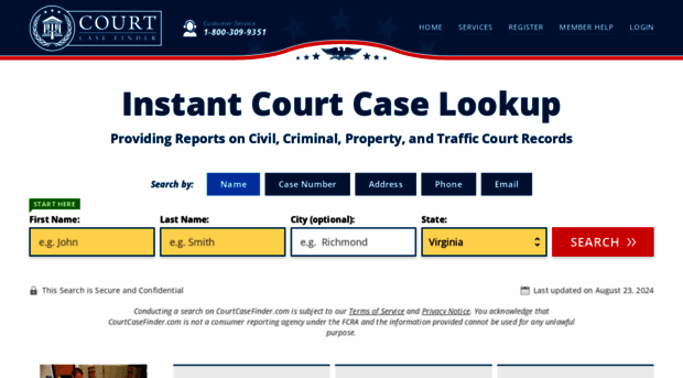 courtcasefinder.com