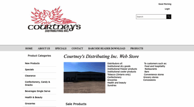 courtneysdistributing.com