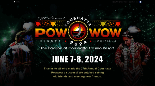 coushattapowwow.com