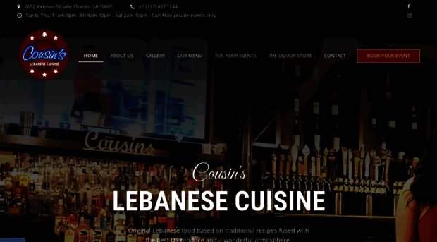 cousins-lebanese.com