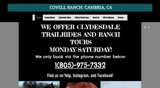 covellsclydesdaleranch.com