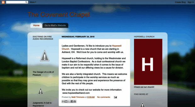 covenantchapel.blogspot.com