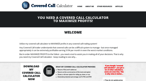 coveredcallcalculator.net