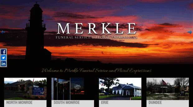 coverfuneralhome.com - Welcome to Merkle Funeral Serv... - Cover
