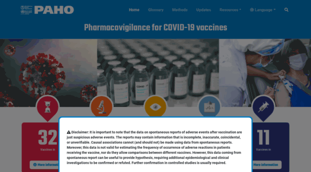 covid-19pharmacovigilance.paho.org