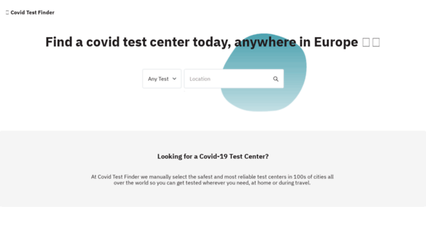 covidtestfinder.net