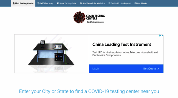 covidtestingcenters.com