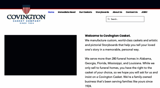 covingtoncasket.com