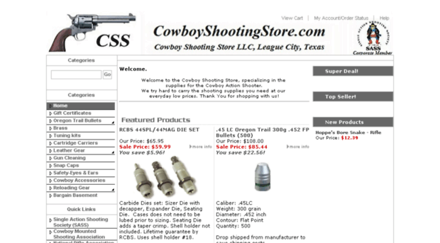 cowboyshootingstore.com