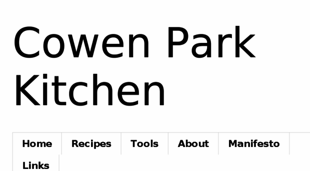 cowenparkkitchen.blogspot.com