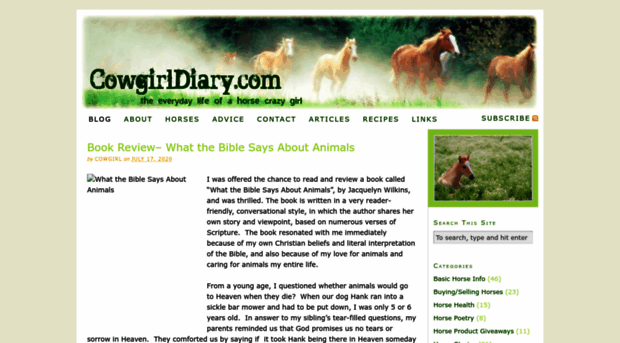 cowgirldiary.com