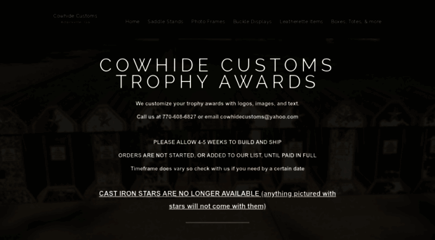 cowhidecustoms.com