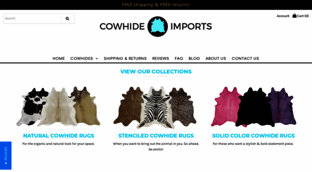 cowhideimports.com